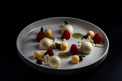 Musterteller Fine Dining im Hotel Bellevue Flims, Restaurant Nova