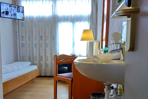 Einzelzimmer im Hotel Bellevue Flims
