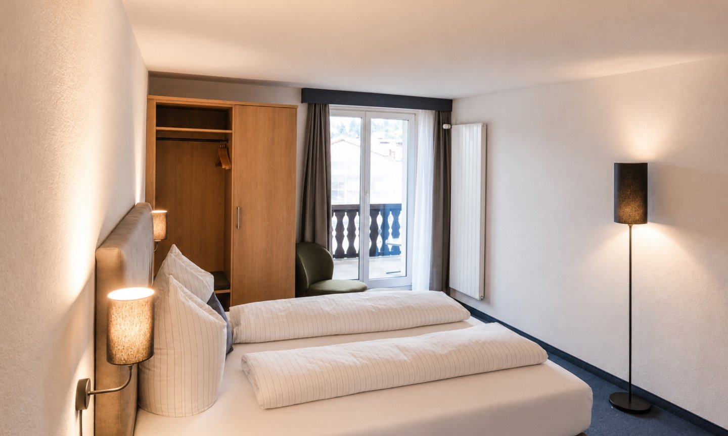 Dopelzimmer mit Balkon